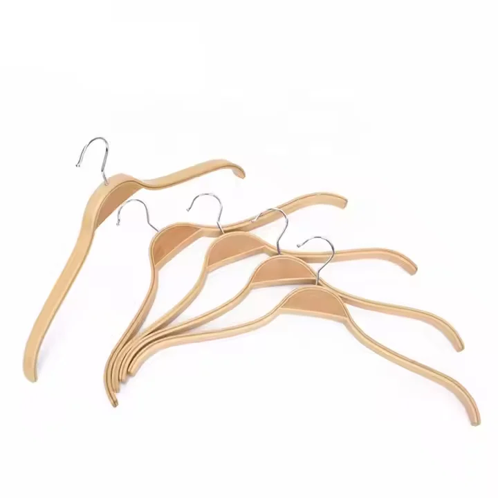 Wuhan New Rainbow Coat Hangers for Wardrobe Living Room High Quality Wooden Women Clothes Hanger