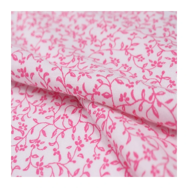 
32S 90GSM Rayon Poly Single Jersey Single T/R65/35 Knitted Fabric 