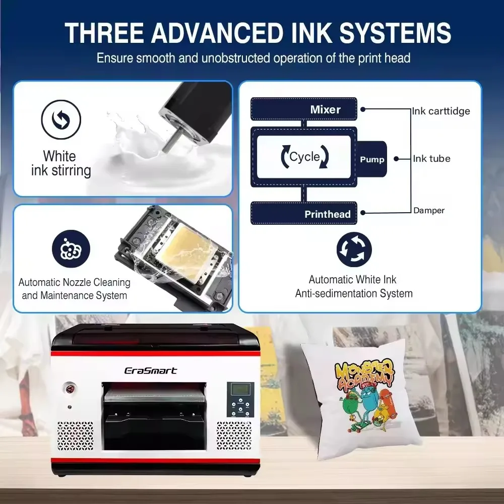 Newest Multifunctional A3/a2 Two Printheads 1400di Small Format Uv Logo Flatbed Printer For Glass Acrylic Ceramic Metal