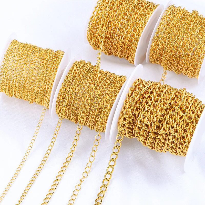 Цепочка для ювелирных изделий из нержавеющей стали 18k Pvd