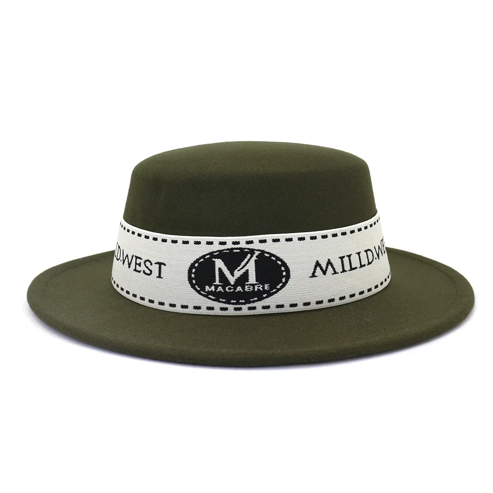 High Quality Winter Fashion Multicolor Hat Felt Cowboy Hats Fedora Hats Wool Felt Wholesale New Arrival