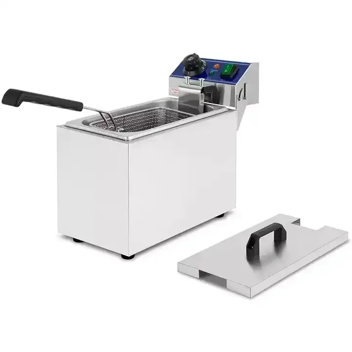 8L (Max Oil 4L) Commercial Deep Fryer Fast Food Restaurant Chicken Electric Fryer Machine