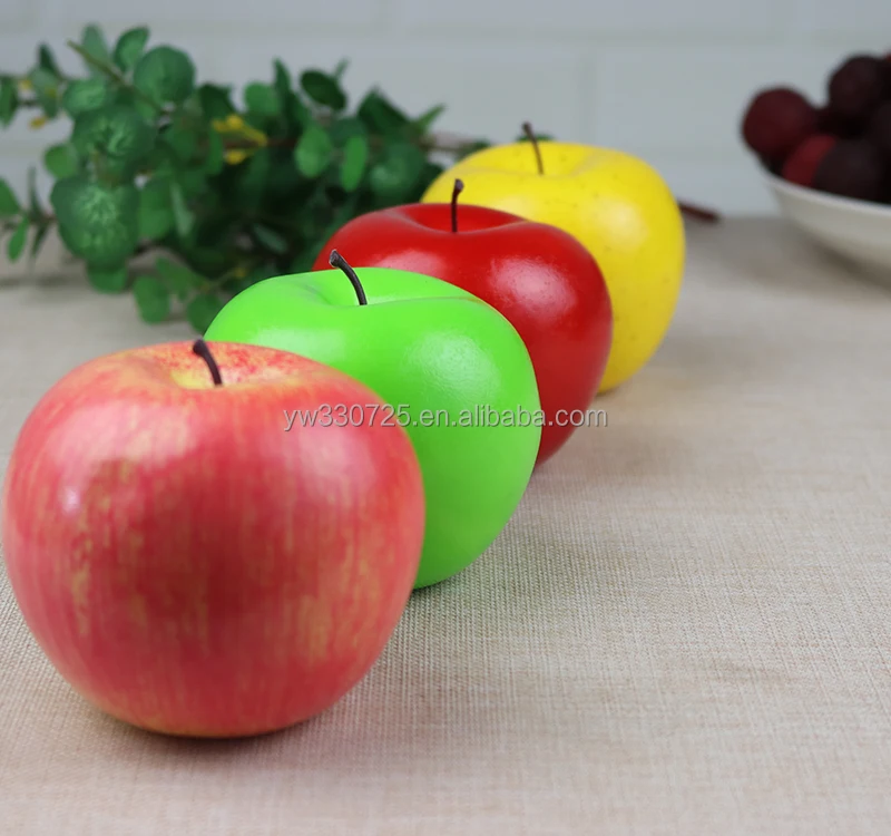 simulated red fruit simulation artificial fruits and vegetables artifi School decoration Multi color decorative apples