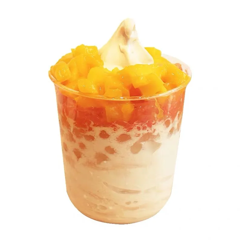 Custom PET Cups Printed Compostable Clear Disposable Plastic 100% Biodegradable Plastic cup pet With Lids