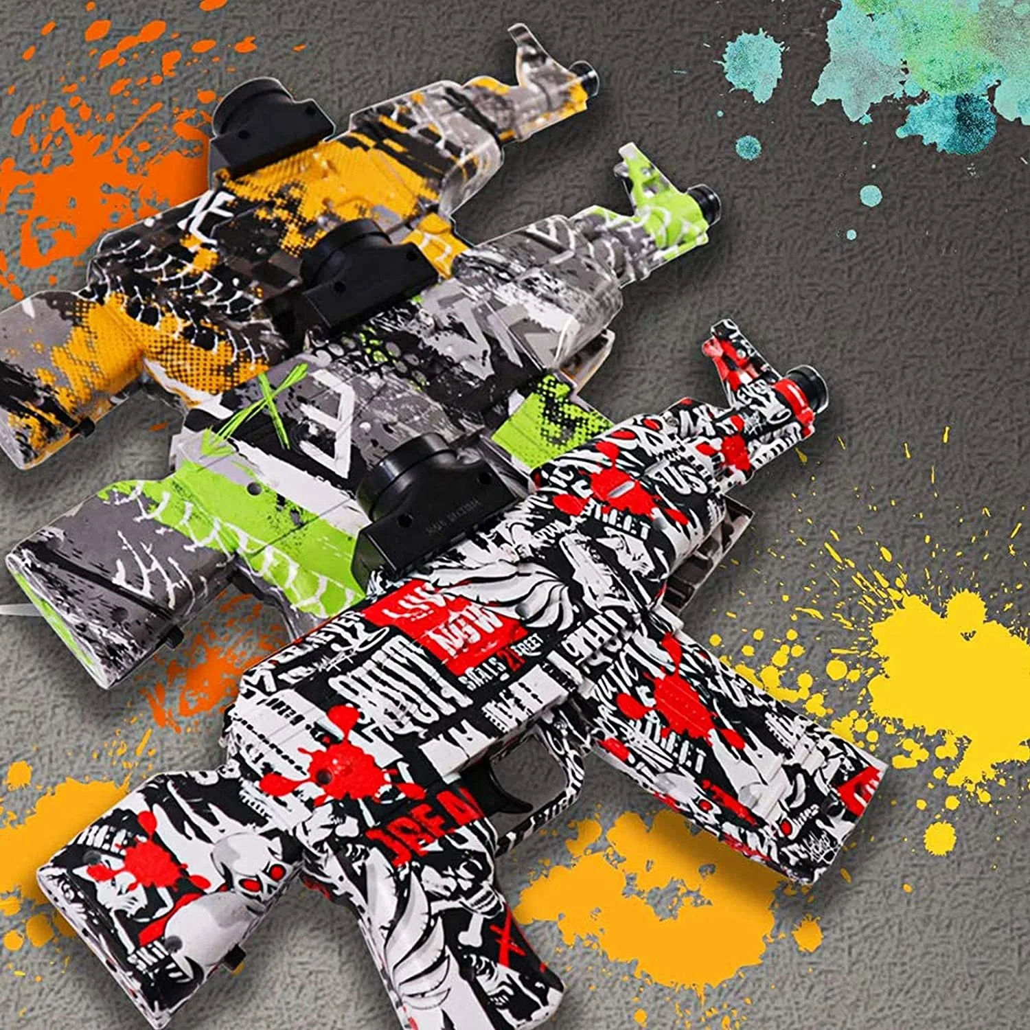 Amazon hot sale Splatter Ball Blaster Automatic Kid Gel Ball Blaster Gun Toy with 20000+ Water Beads and Goggles