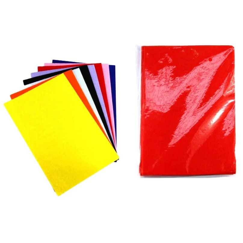 DIY craft assorted color wholesale 2mm felt sheet