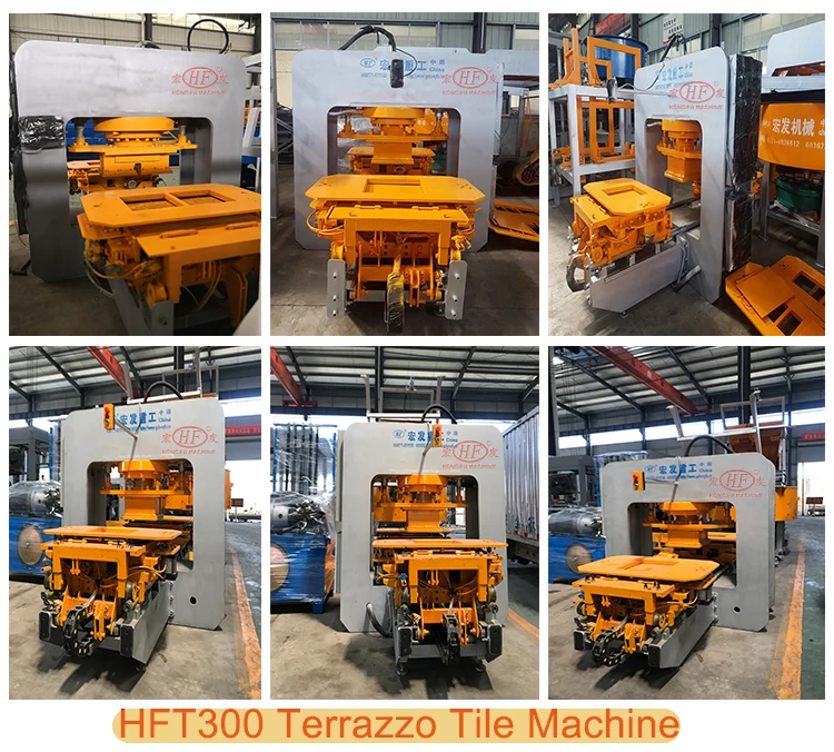Terrazzo tile making machine for  sale precast terrazzo concrete tile making machine terrazzo slab making machine in Oman