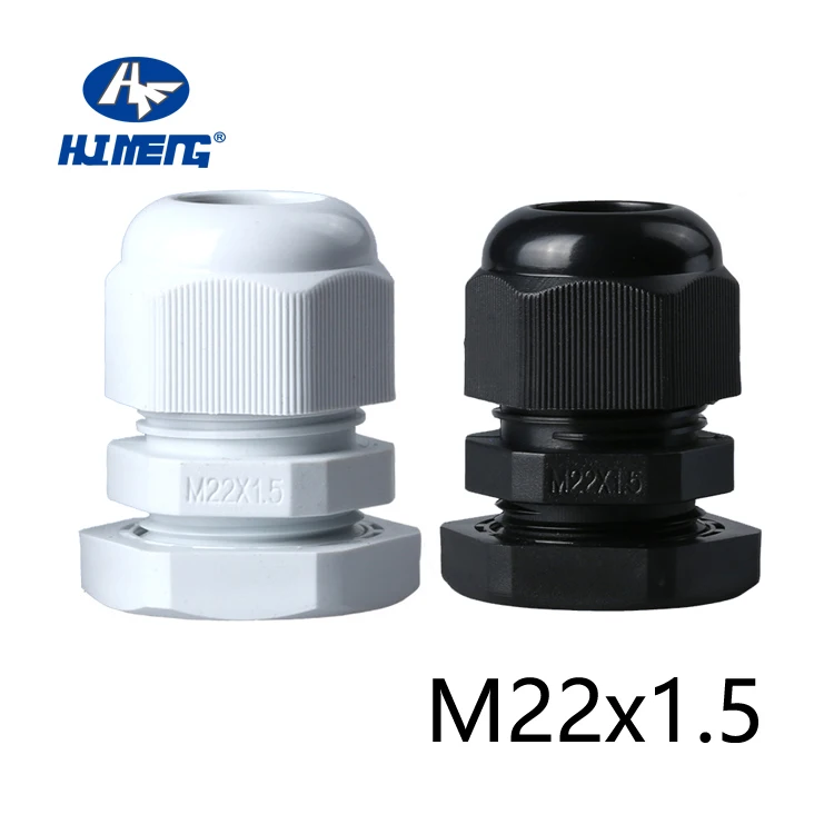 Plastic M22 M25 Cable Gland Electronics Optic Fiber Ip68 Nylon for Flat Cable