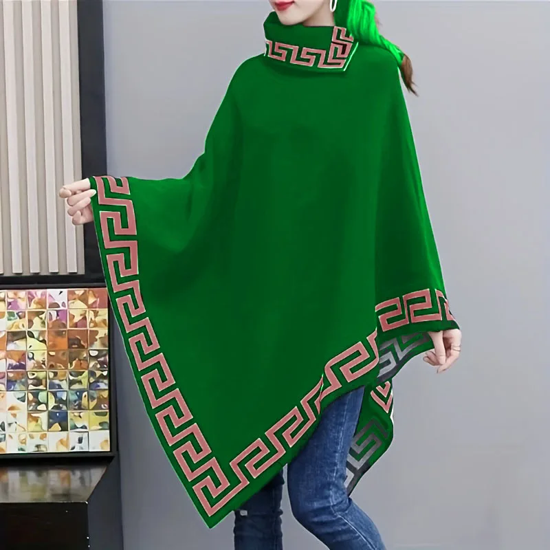 custom OEM ODM manufacturer sorority Coat knitted Pullover jacquard wrap sweater shawl cardigan