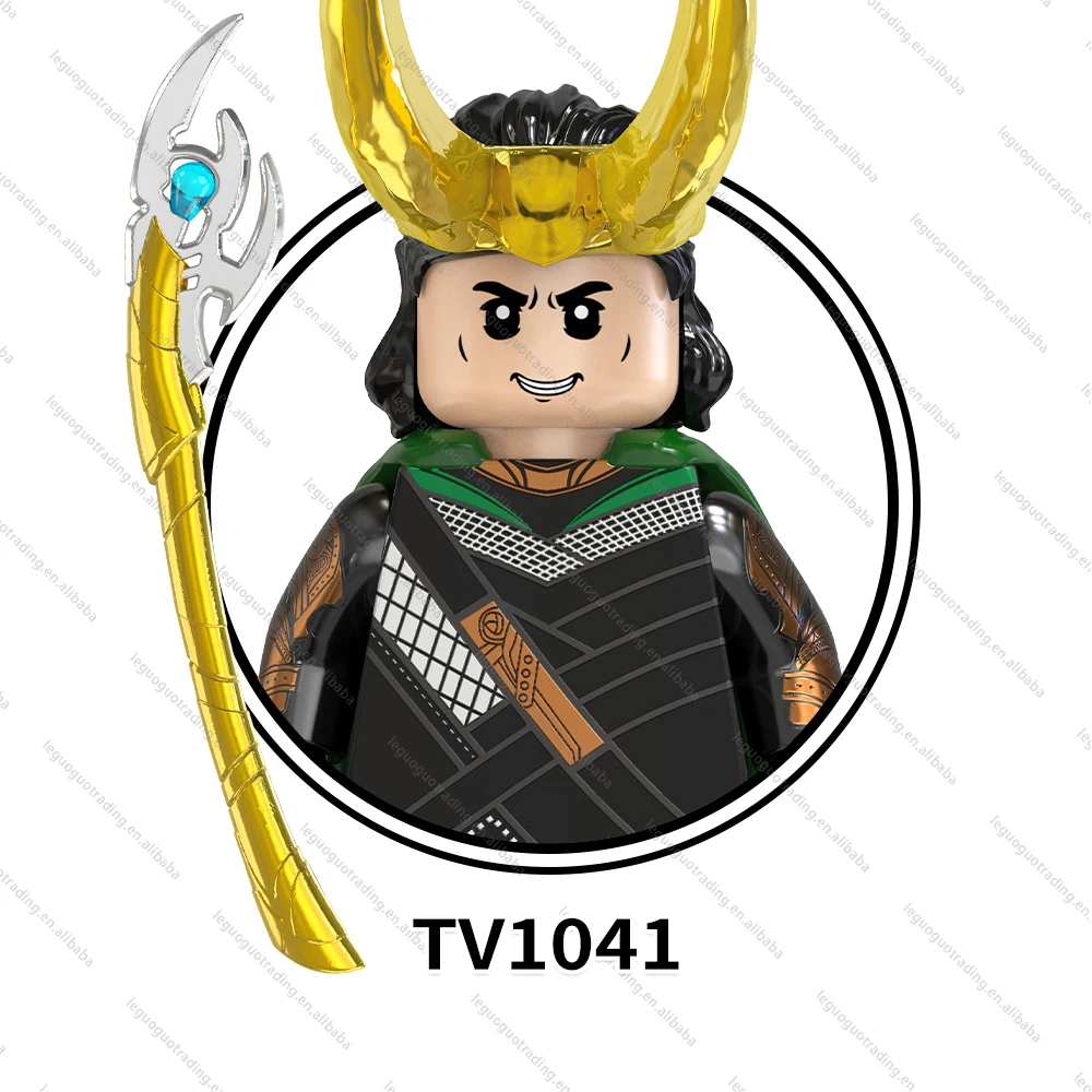 TV6206 Super Hero Characters Figures Anime Classic Kid Lron Loki Gift Children Juguetes DIY Building Block Sets Kids Toys
