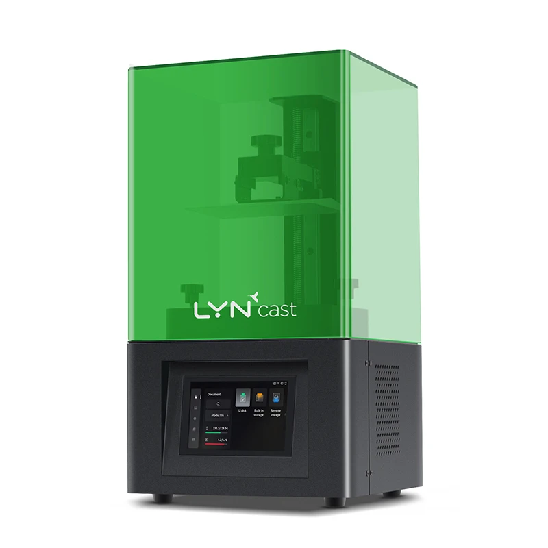 LYNCAST лидер продаж 3D-принтер для изготовления золотых украшений 405 нм DLP высокоскоростной