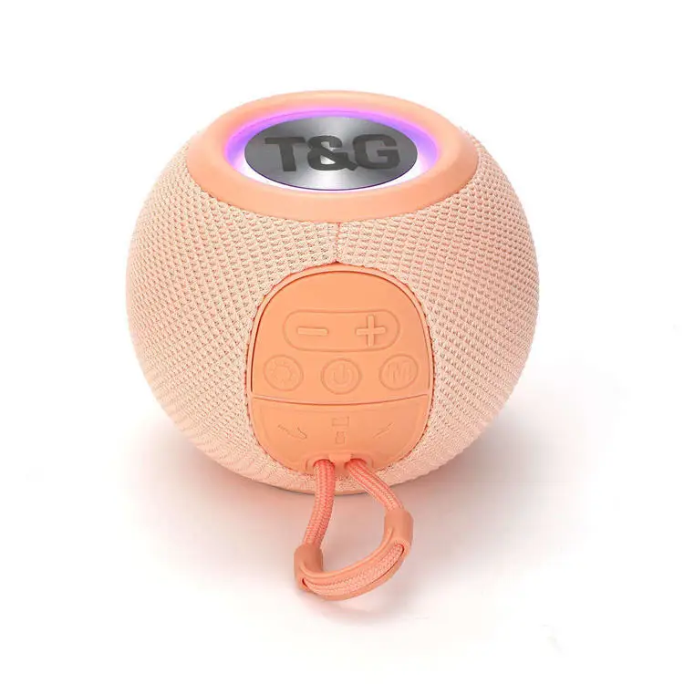 Hot Sale Outdoor Bass LED Light Wireless Speaker Party Portable Mini Smart Stereo Speakers TG337