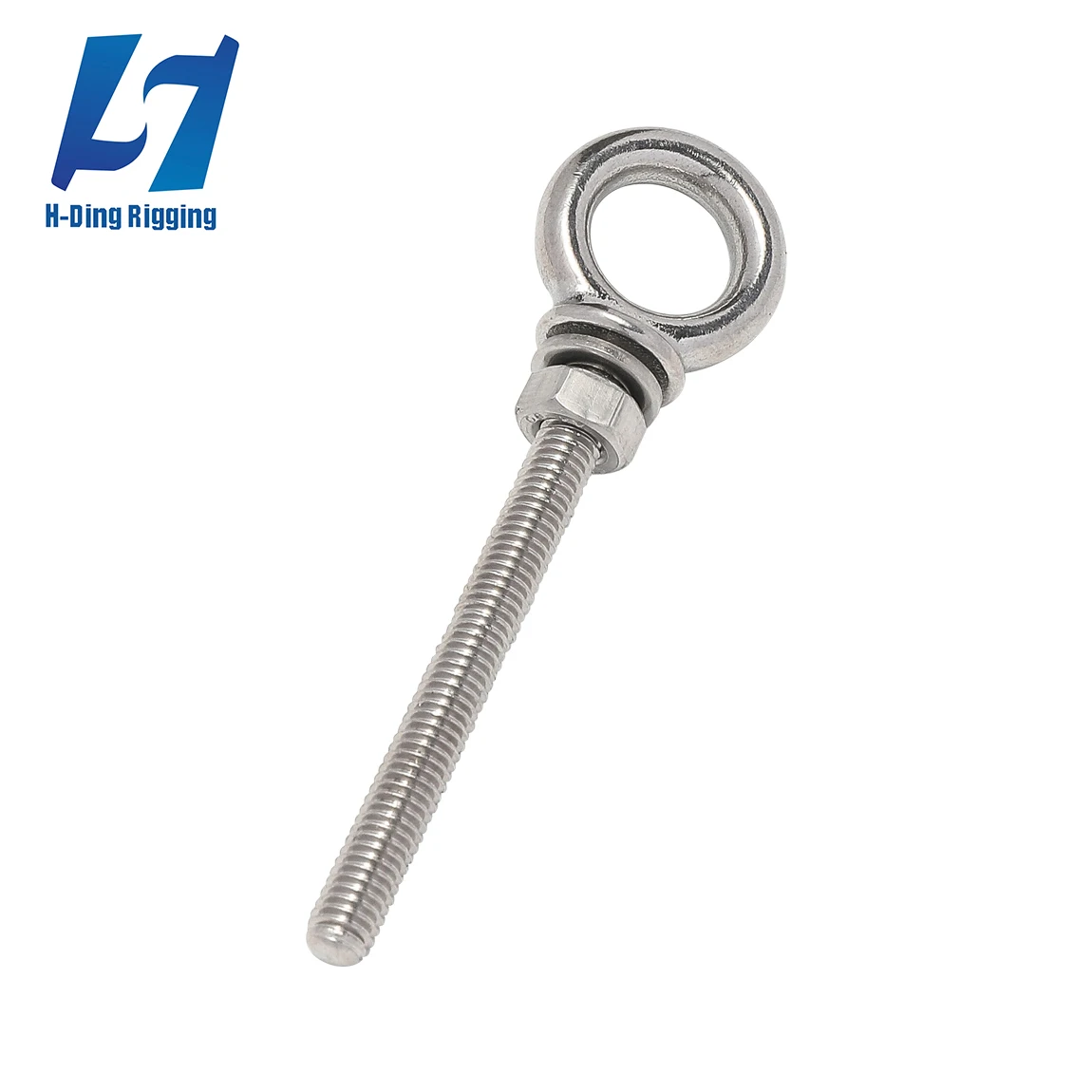 Hot Sales Stainless Steel Sst Jis1169 Long Type Eye Screw Fastener Long Eye Bolt With Washer And Nut