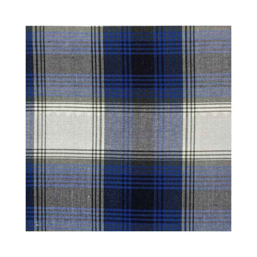 2024 Factory wholesale Anti-static Abrasion-Resistant Anti-pill  high quality Yarn-dyed checks pure rayon fabric for men shirts