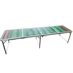 Outdoor Party Folding Table Customized Design  Aluminium Beer Pong Table