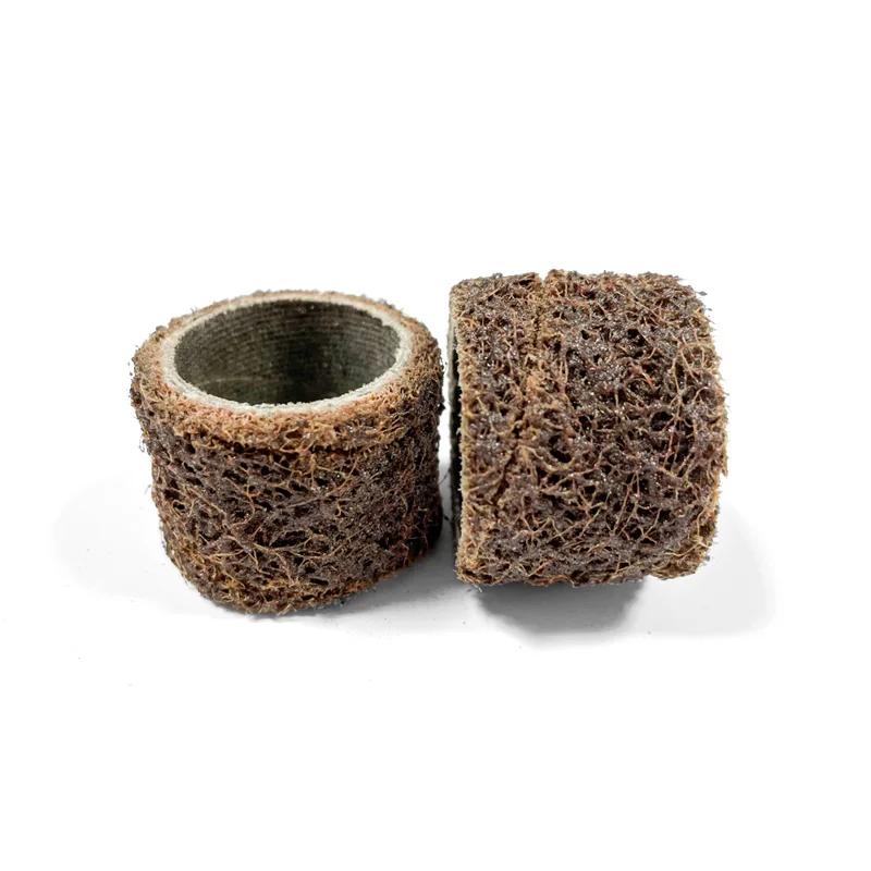 Surface Conditioning/Non-Woven Abrasive Spiral Band Customizable Size Diameter from 1/2in to 3inch Polishing Deburring Finishing