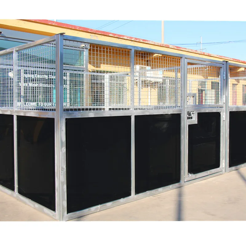 Factory Price Horse Yard Meshed Fence  Portable  Horse Stable stall Horses galvanized stable Barn