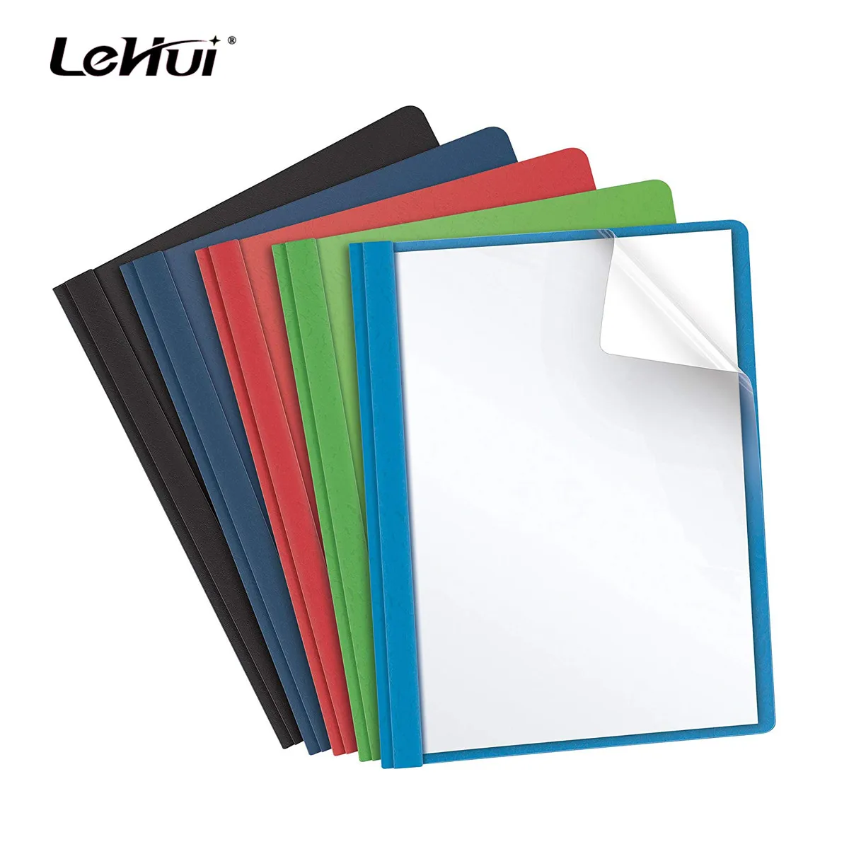 
cheap wholesale Basics Report Folder 10 Pack Black Cover With Clip 