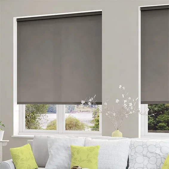 High quality Sunscreen Zipper Roller Window blinds for Bedroom House Office
