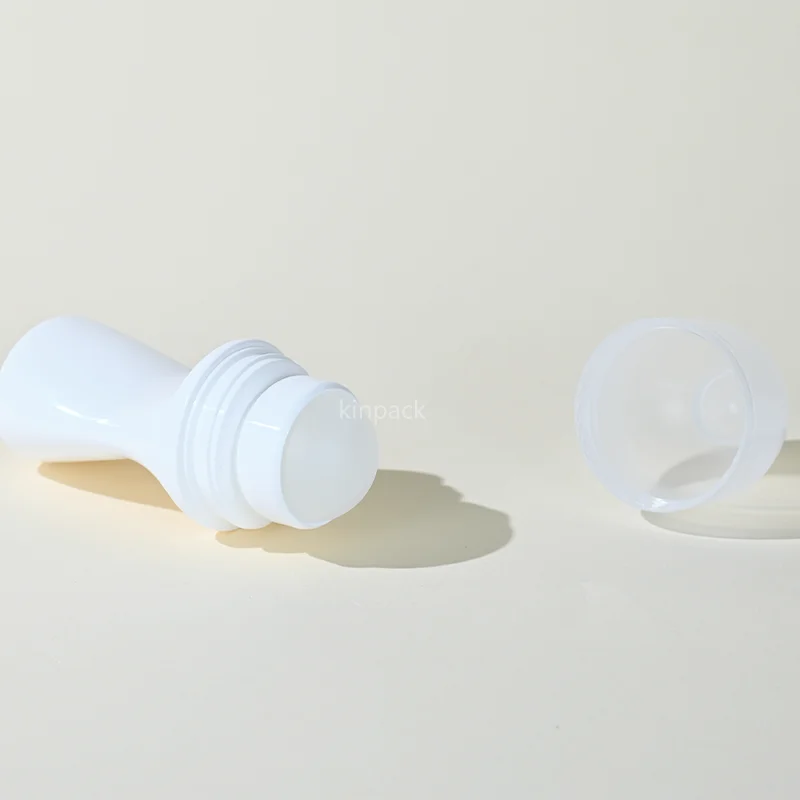 50ml Cylindrical Antiperspirant Ball Bearing Deodorant Roll On Bottle Deodorant Plastic Ball Roller Bottle