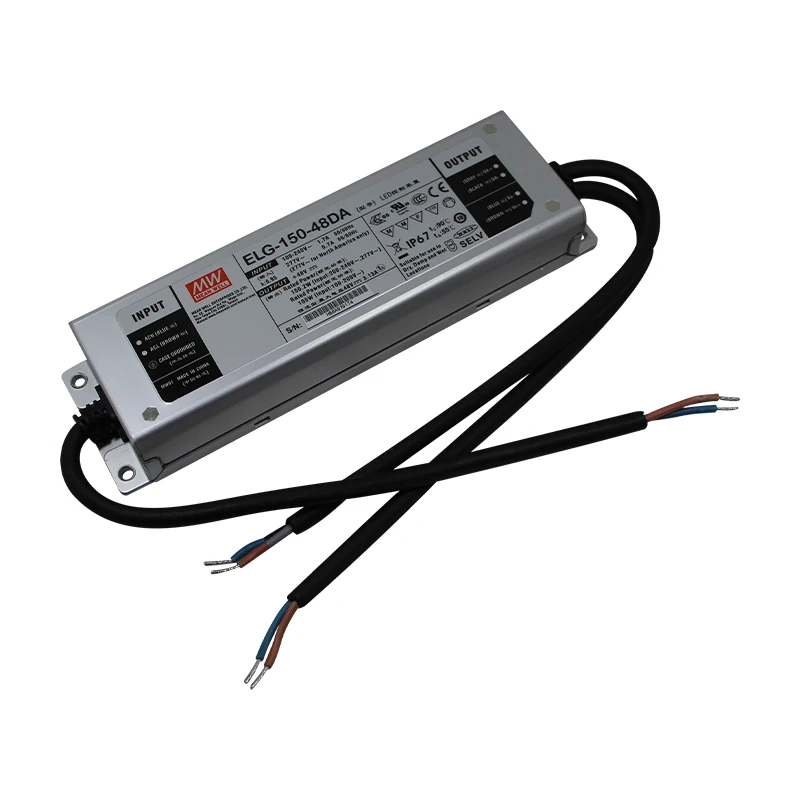 Mean well ELG-150-48DA 48V Dimmable LED Driver Dali LED Driver 150W Push Dimming LED Driver