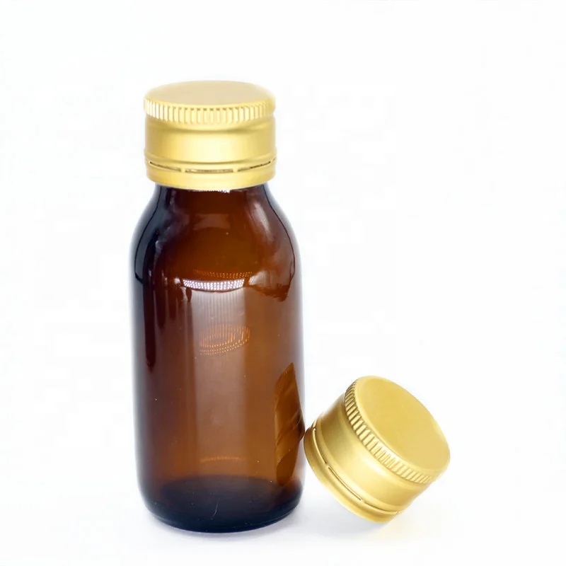 
Glass bottles 50ml 100ml amber glass bottle for syrup packing 
