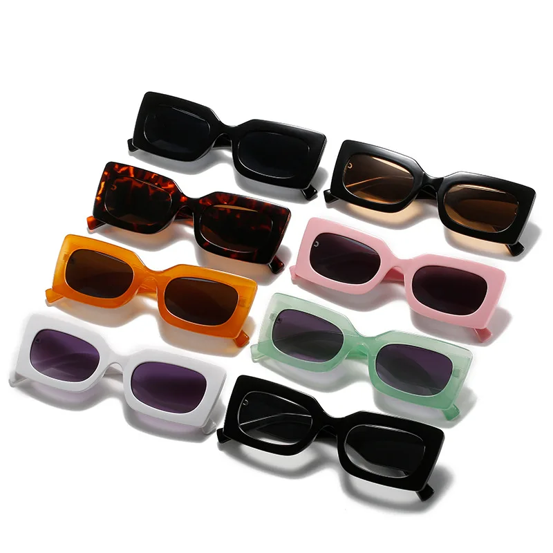 2024 New Box Sunglasses European and American Fashion Candy Color Glasses