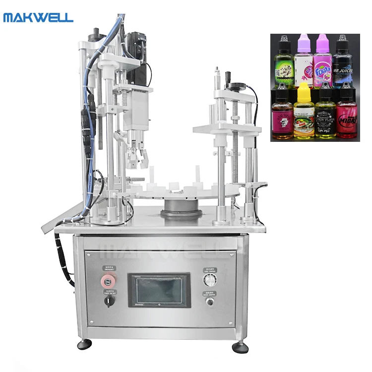 MAKWELL Automatic Pharmaceutical Production Line 1-15ml Vials Filling And Capping Machine