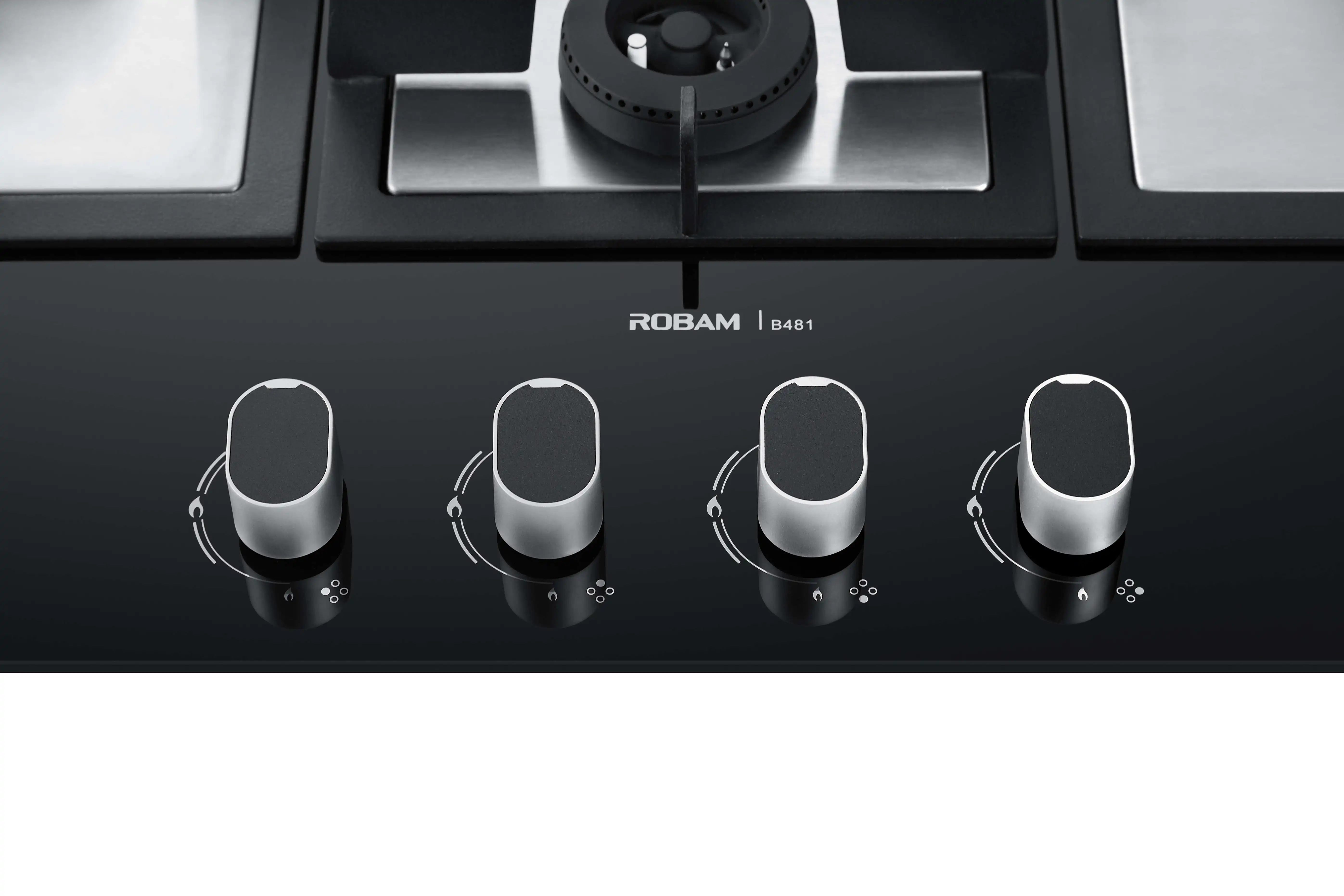 Chinese Glass Top Kitchen Equipment 4 Burner Cooker Tempered Glass Kitchen Hoob Gas Product