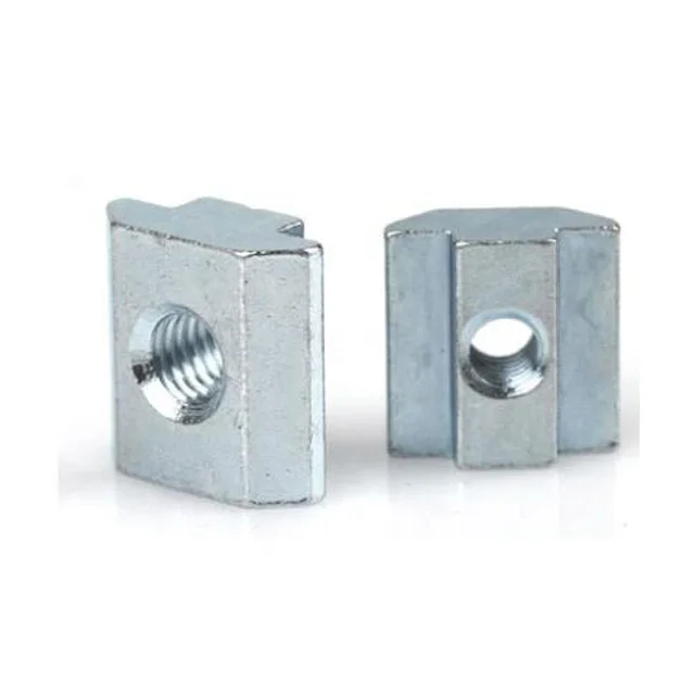 Galvanized T-Slot Hardware 40 Series Connection Slide-In T-Nut for Bosch Profile