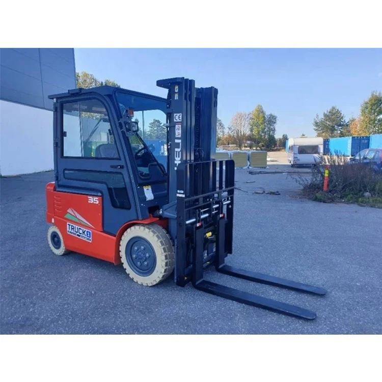 Heli 3.5Ton 3500 кг 3 метра автоматический Электрический вилочный погрузчик Cpd35 с батареей 80V500Ah для продажи