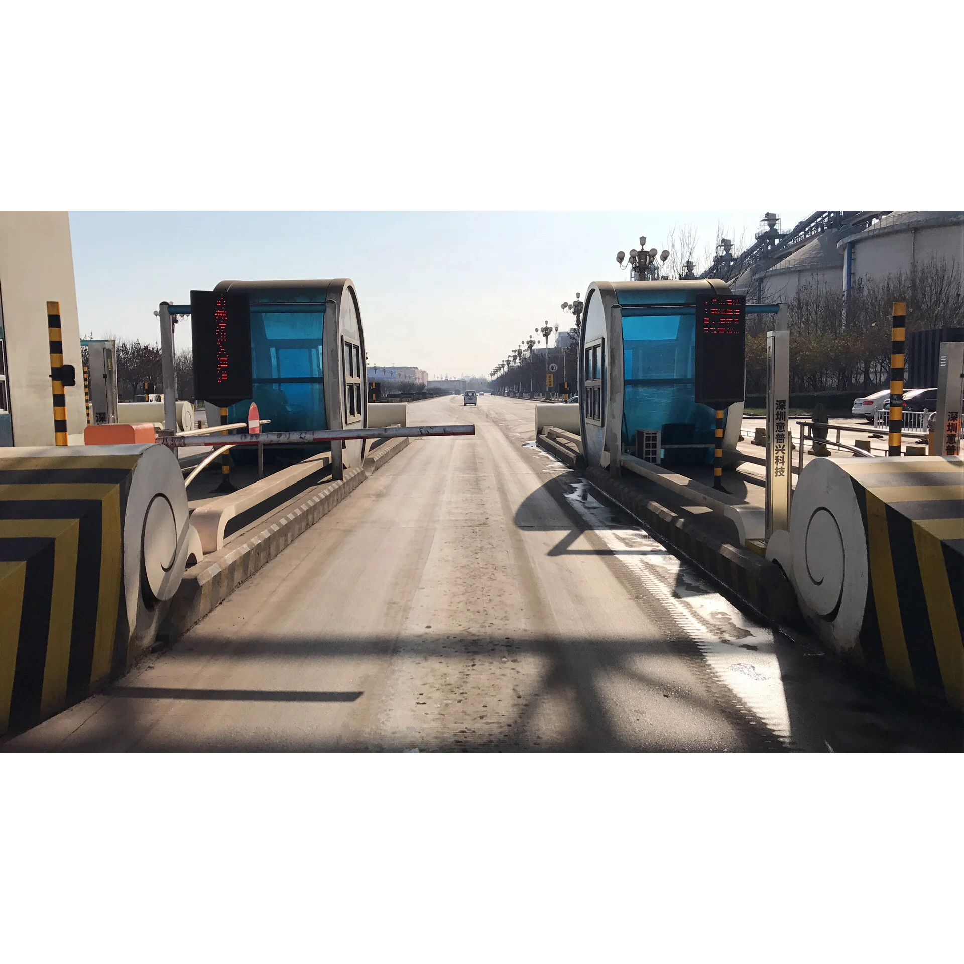 Automatic heating and defogging light curtain used for  ETC AVC sensors vehicle detection sensor