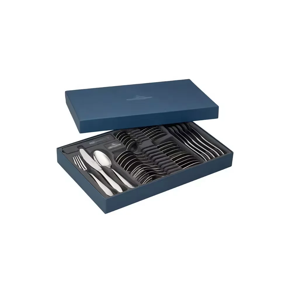 Wholesale Posuda Hammered Top Cutlery Supplier Stainless Steel Silverware Cutlery Western Restaurant Utensil Set Flatware Set