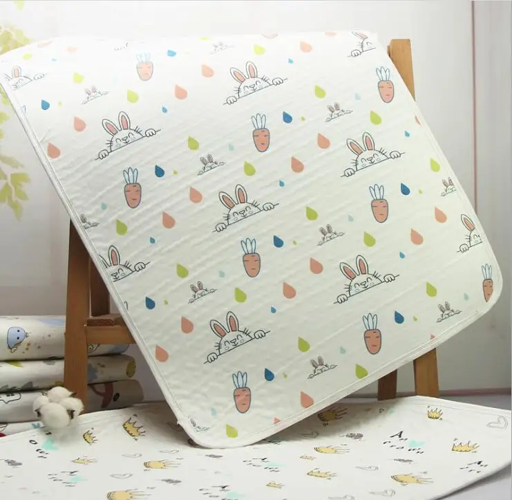 Elinfant новорожденный Детский напольный коврик моющиеся дорожные влагопоглощающие коврики водонепроницаемые Нескользящие Детские коляски