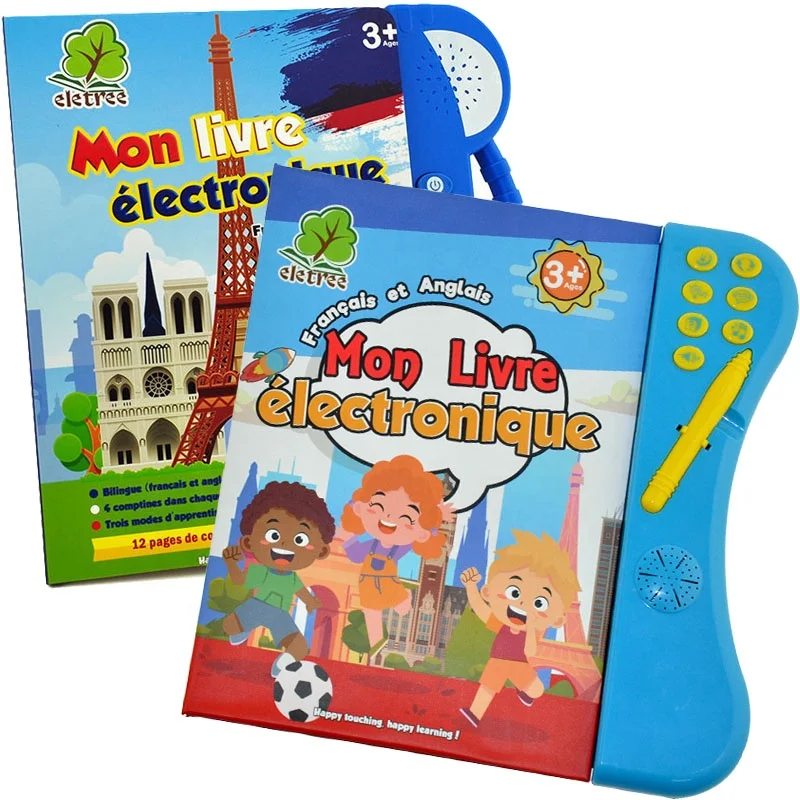 Kids Toy Electronic Sound Book French Educational Book