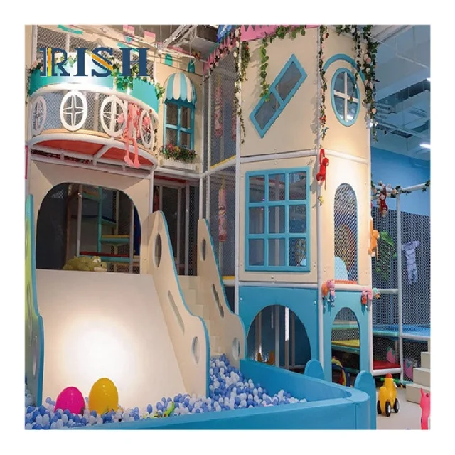 Children play Small Indoor Playground Equipment Kids For trampoline building blocks soft play equipment