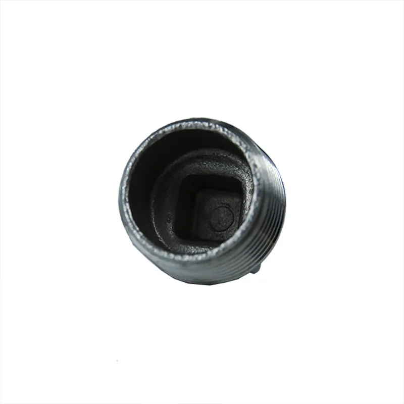 stainless steel 304 316 cf8m fittings ss 1inch DN25 BSPT NPT thread pipe fittings square plug