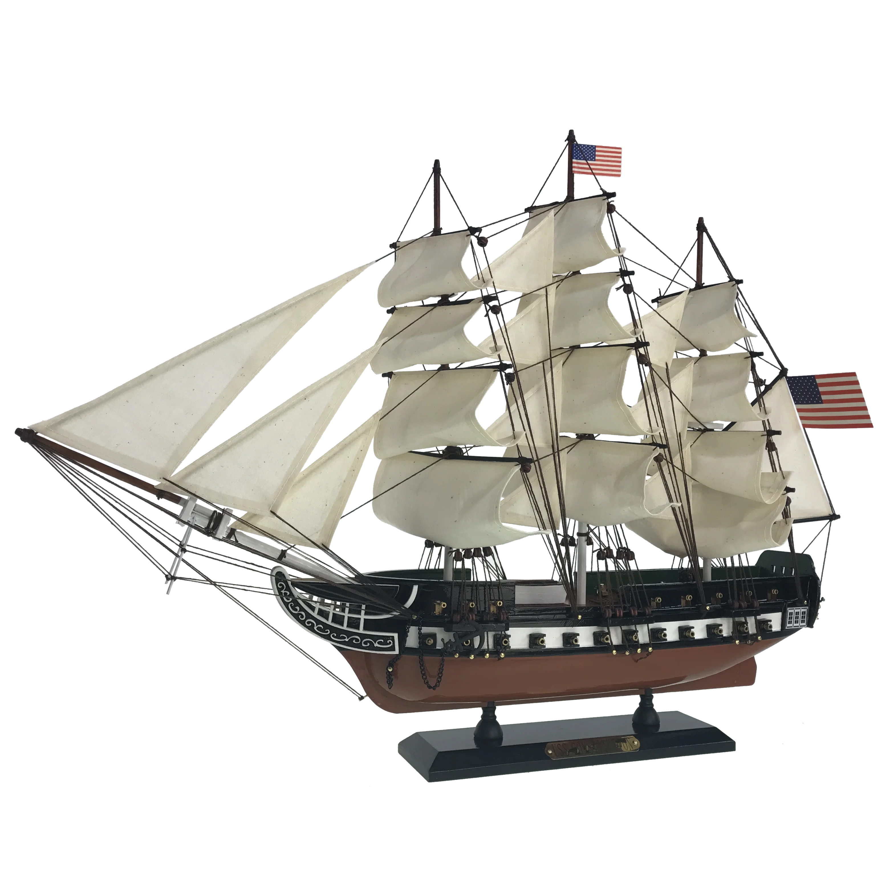 unique home decoration gift ship  USS CONSTITUTION Wooden sailboat model nautical by handcrafted ship model