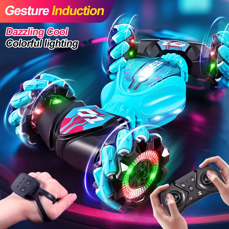 2024 Stunt Twister Remote Control Car Toys Twist- Desert Cars Gesture Control Remote Mountain Climbing Car Gift To Kids