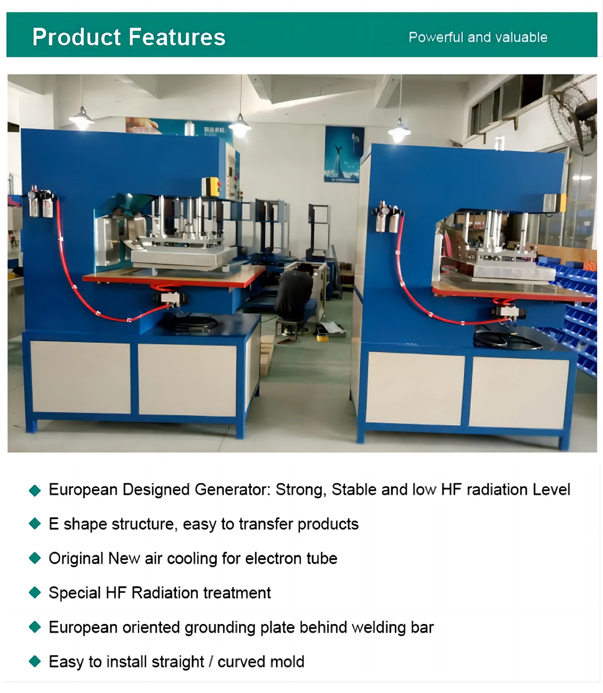 High Frequency HF PP TPU PVC Industrial Manure Conveyor Belt Welder For Conveyor Belt