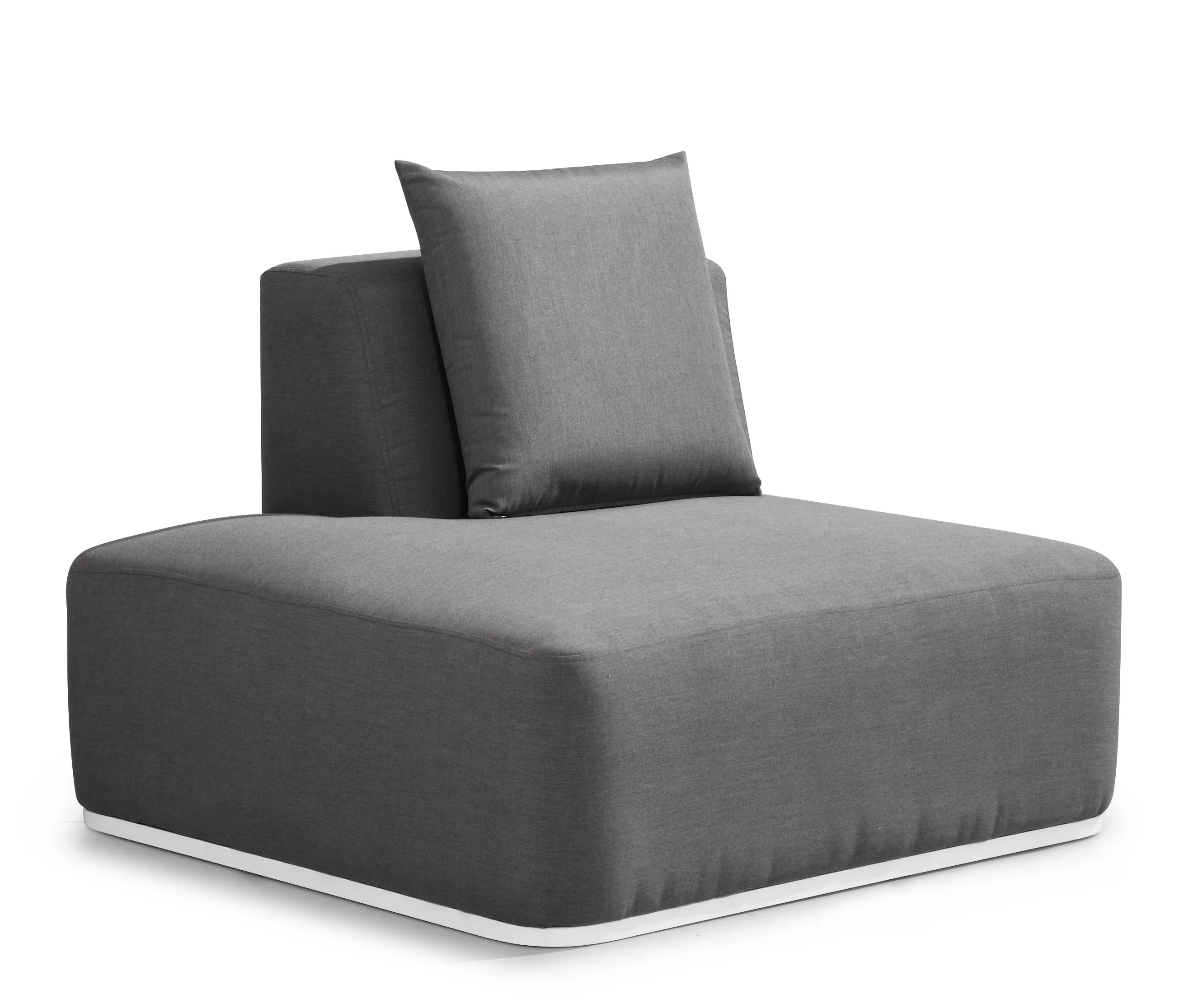 
Hot selling luxury wholesale cheap Nordic aluminum sectional High-end outdoor garden fabric sofa 