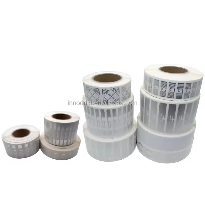 Wholesale RFID Sticker 860-960mhz UHF RFID Adhesive Tag Wet Inlay UHF Long Rang Tag Passive RFID UHF Paper Label Tag