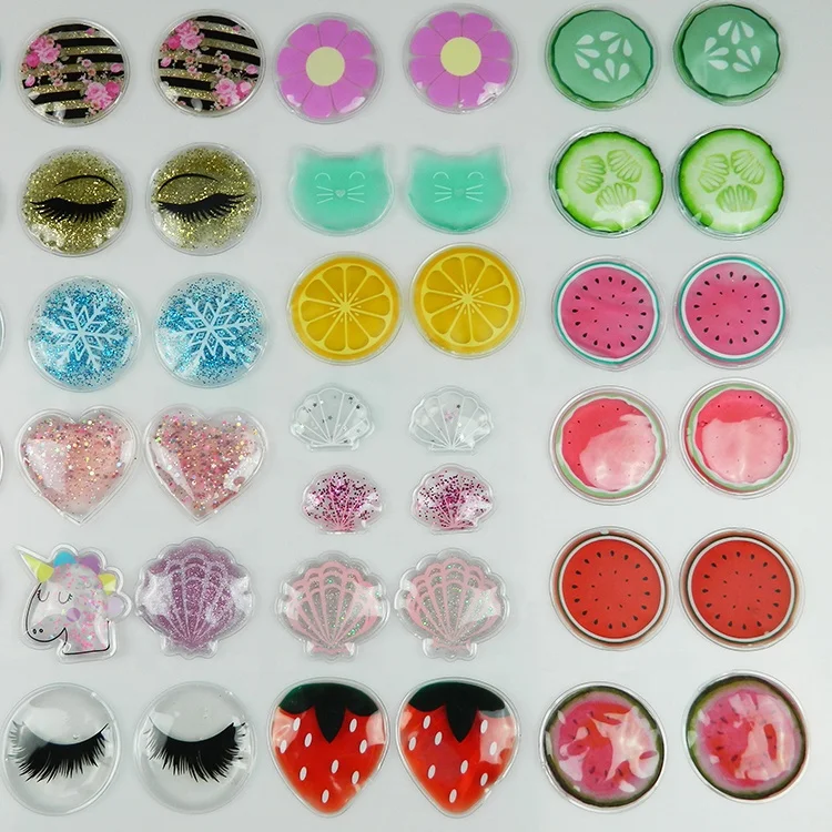 Pain Relief Eye Relax Reusable Warm Cold Cooling Gel Ice Patch Small Ice Packs