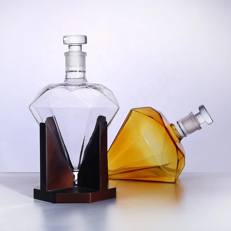 Diamond Shaped Whiskey Decanter