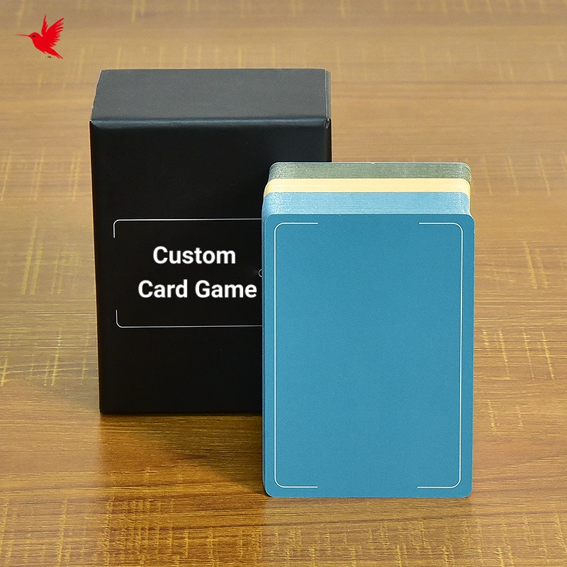 Manufacturer Custom Art Paper Card Deck Wholesale Party Game Playing and Promotional Cards with Box
