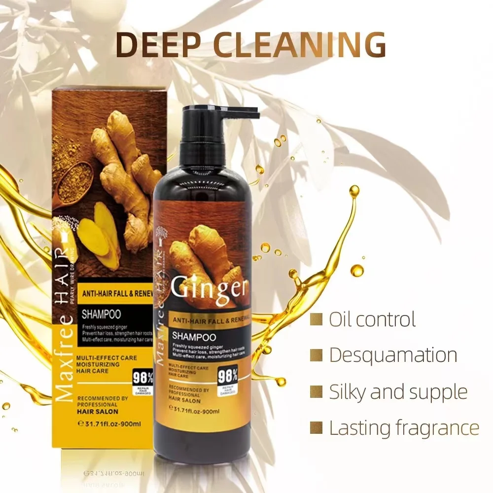 Lowest Prices Guangzhou Hair Care Ginger Juice Growth Shampoo Anti Loss Sulfate