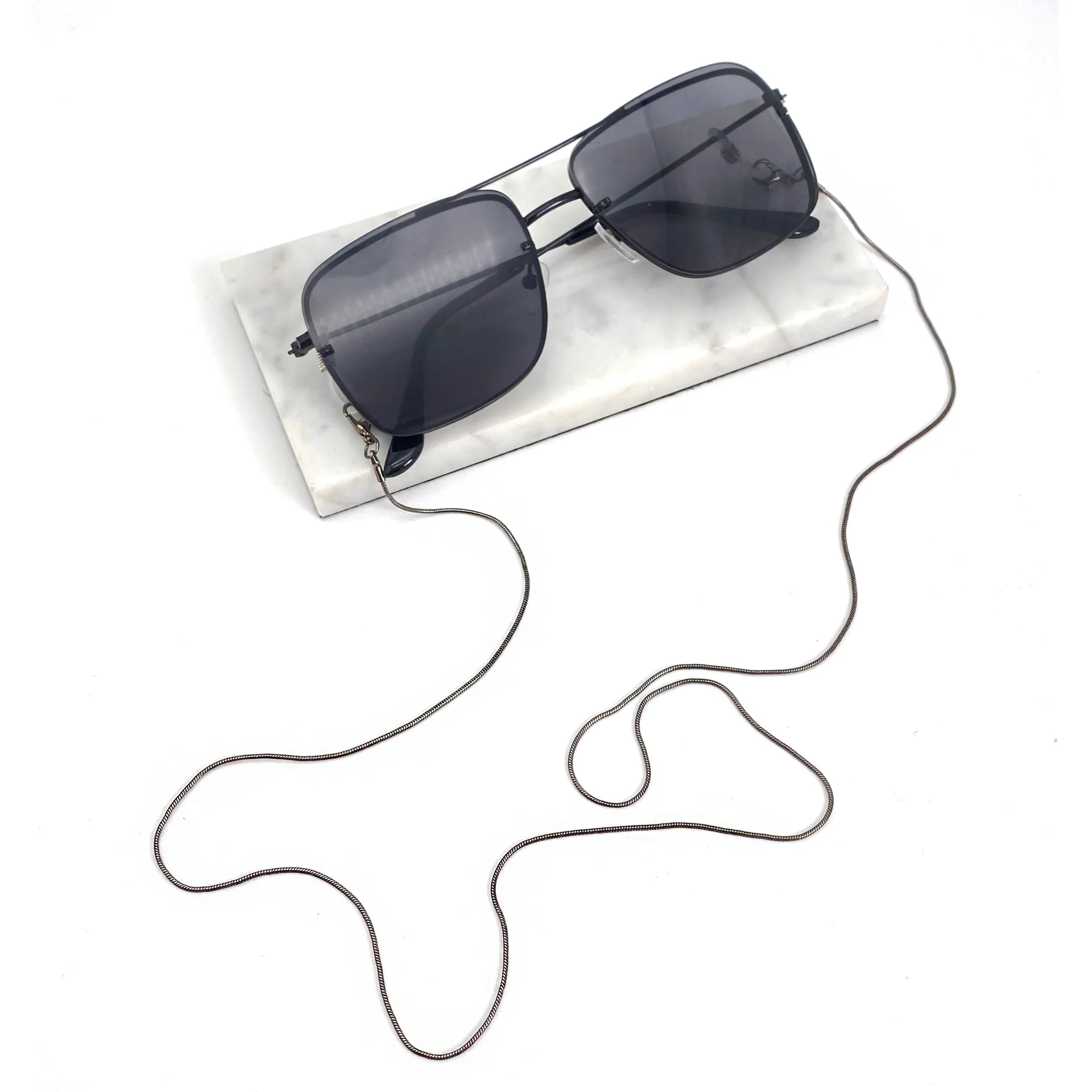 Fashion Gold Silver Thin Metal Glasses Chain Simple Reading Glasses Chain Sunglasses Chain