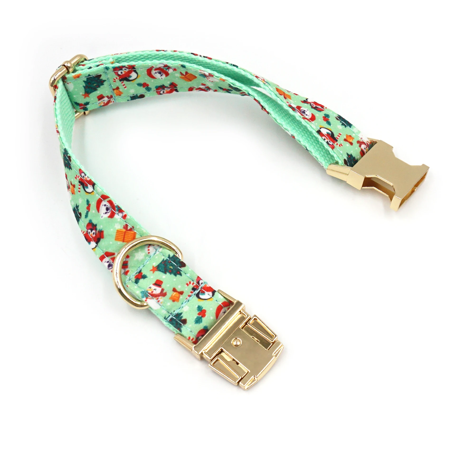 Tiktok hot selling products 2024 Christmas gift for pet dog collar print cotton dog collar christmas item dog collar necklace