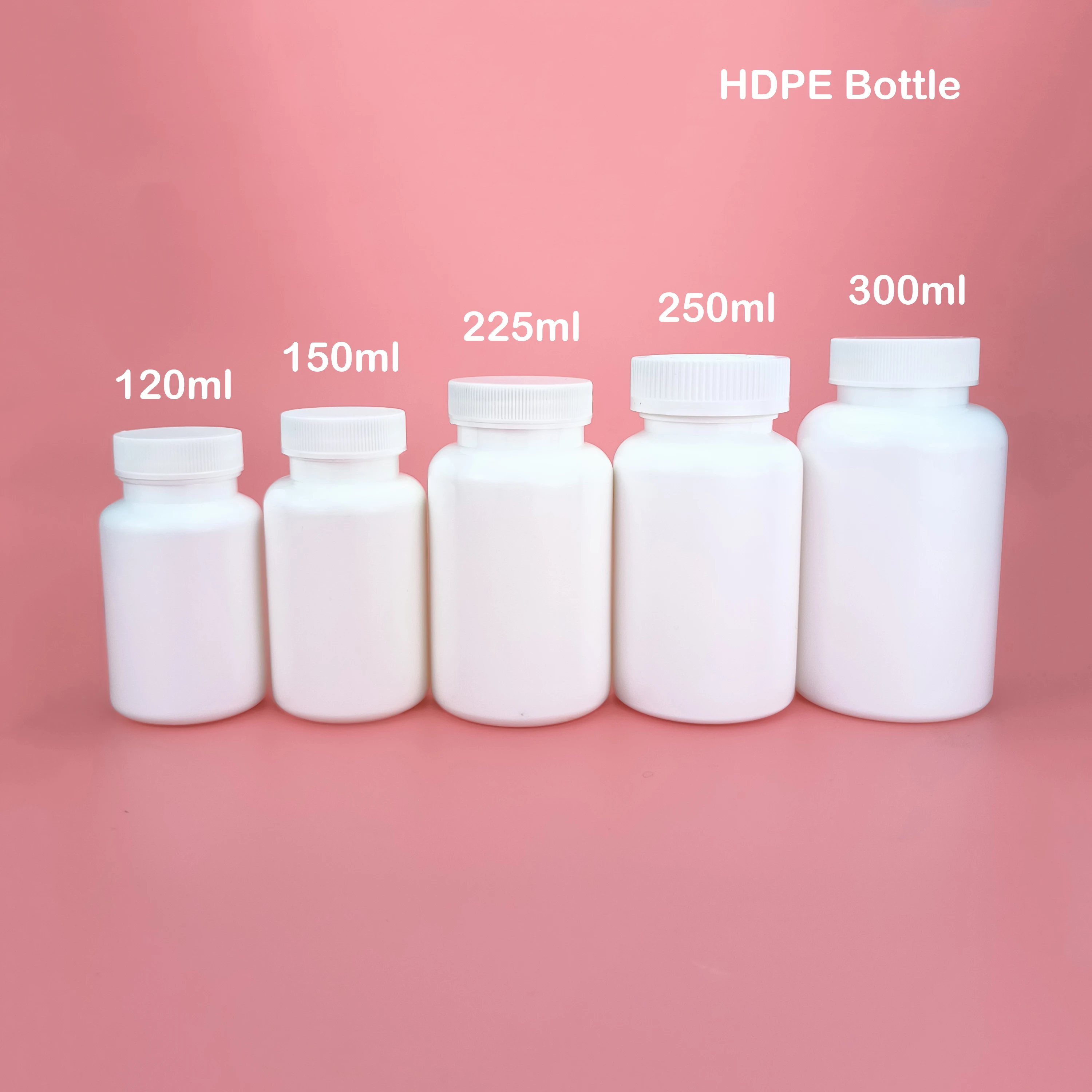 150ml Plastic Pharmaceutical Medicine Vitamin Containers Capsule Pill Bottle With Seal