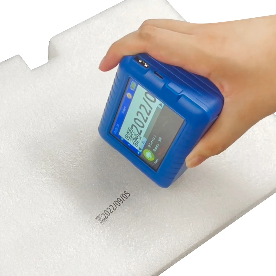 Faith hot sale mini inkjet printers printing serial number on paper